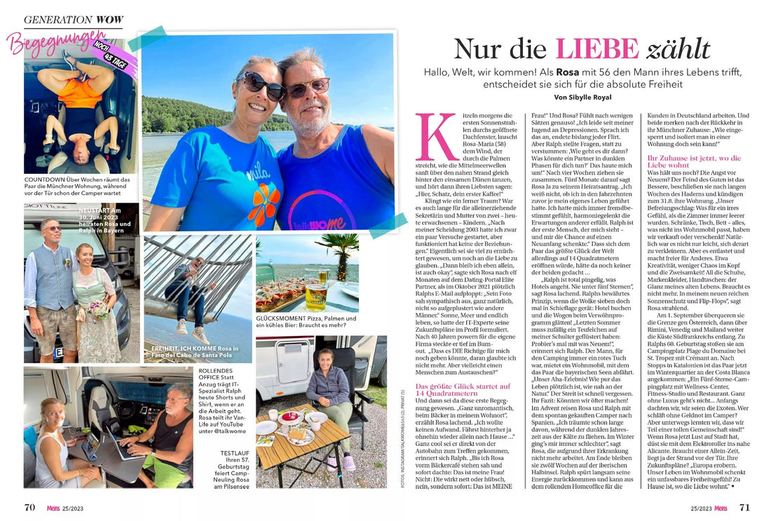 Artikel über talkWOme in der MEINS