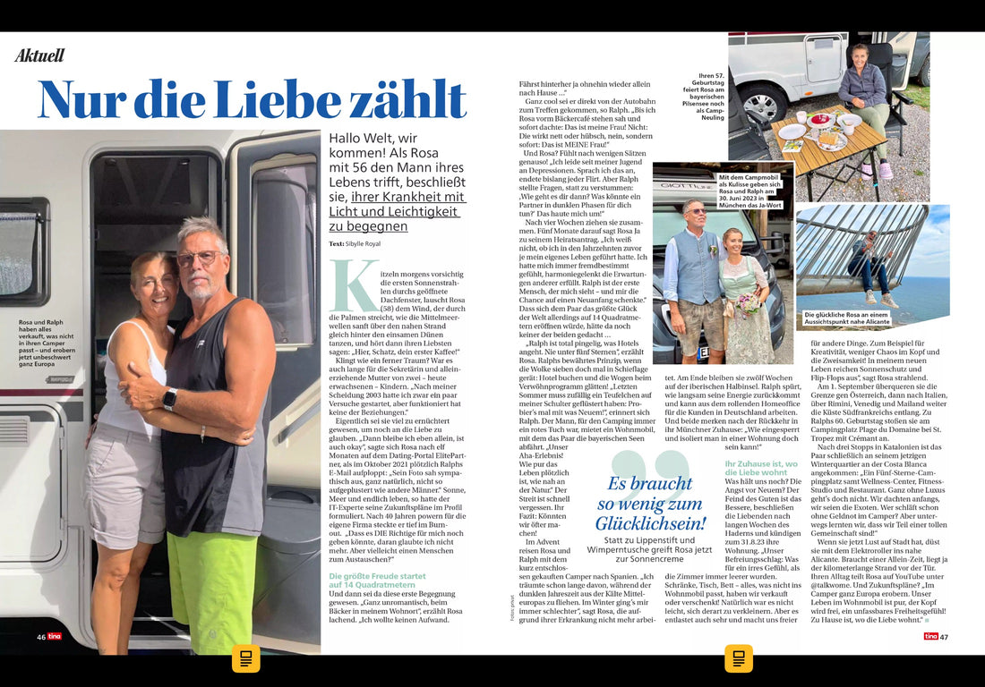 Artikel über talkWOme in der TINA