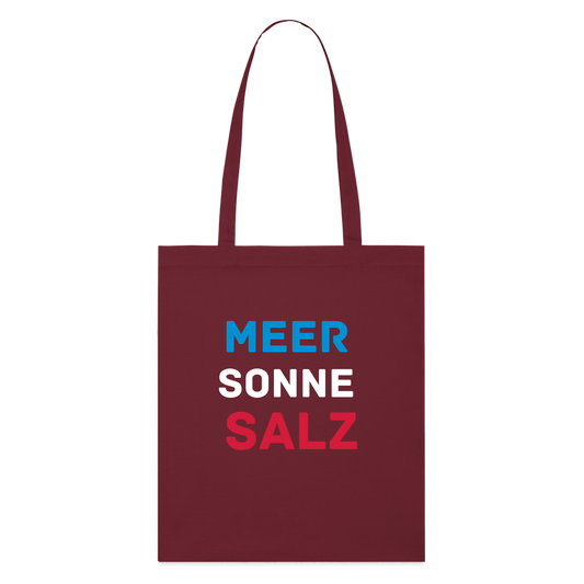 Stanley/Stella Bio-Stoffbeutel - Burgunderrot